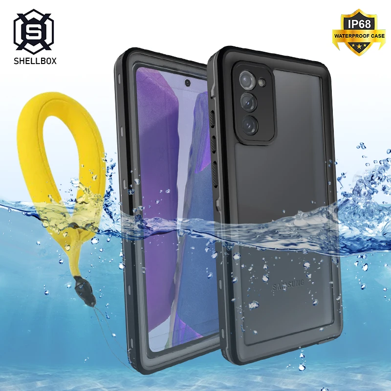 Водонепроницаемый чехол Shellbox для Samsung Note 20 Ultra S20 Plus уличный противоударный A51 10 S10