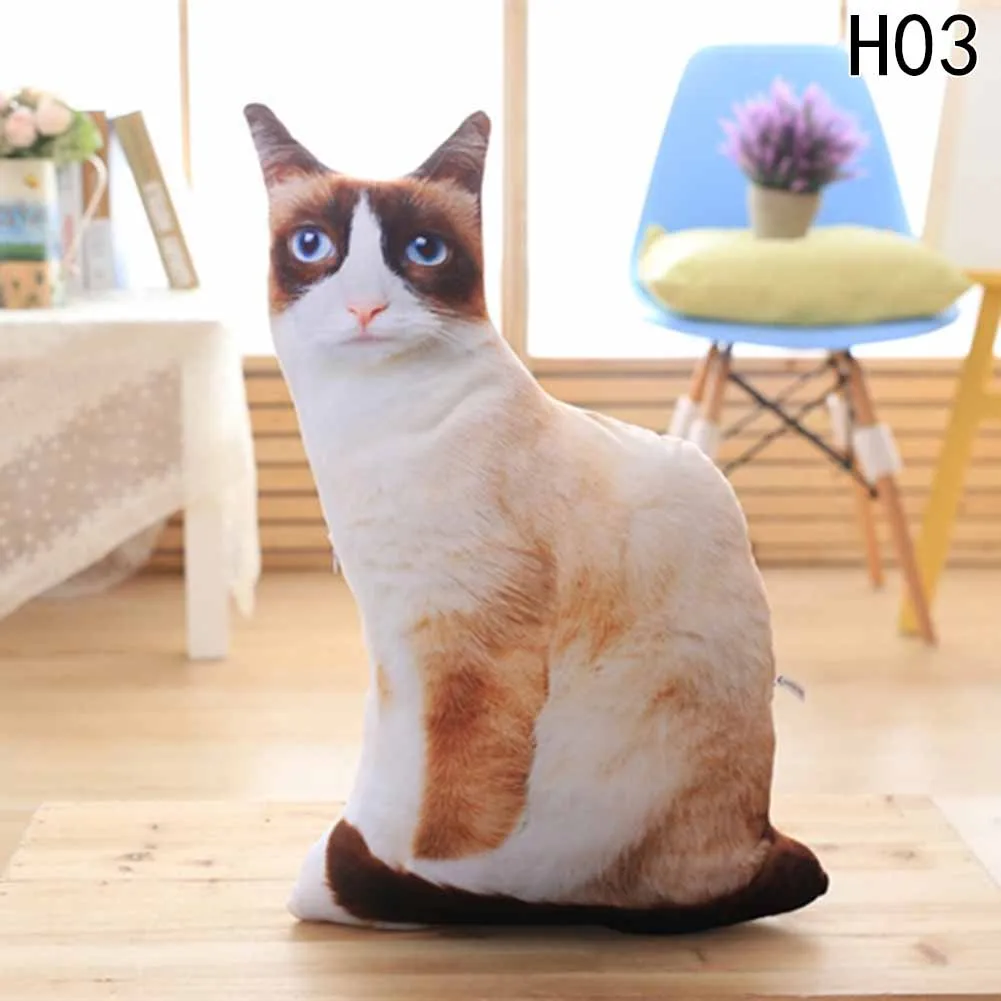3D креативный принт подушка для кошки оптовая продажа новый стиль Искусственный