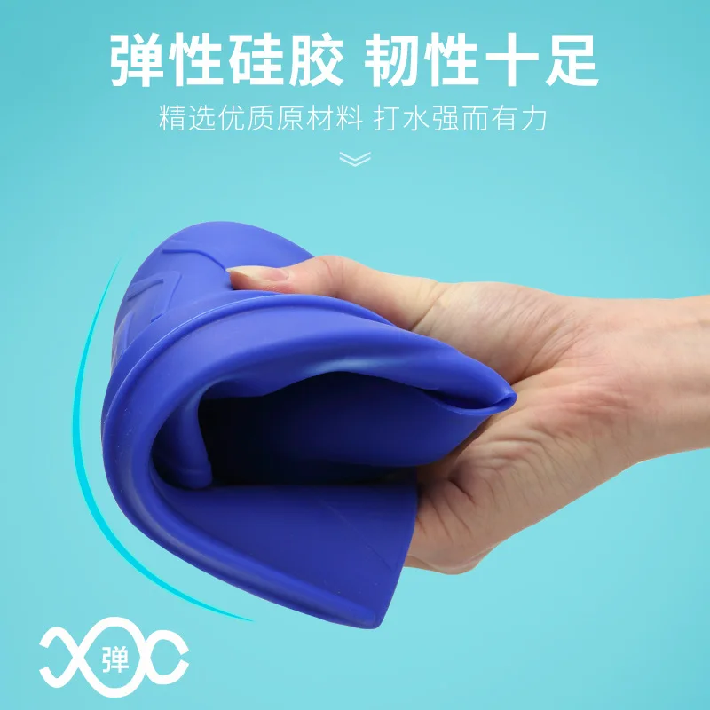 

Swimming Industry Men's Freestyle Silica Gel Short Industry CHILDREN'S Flippers Diving Flippers Webbed Feet Feet Poof Snorkeling