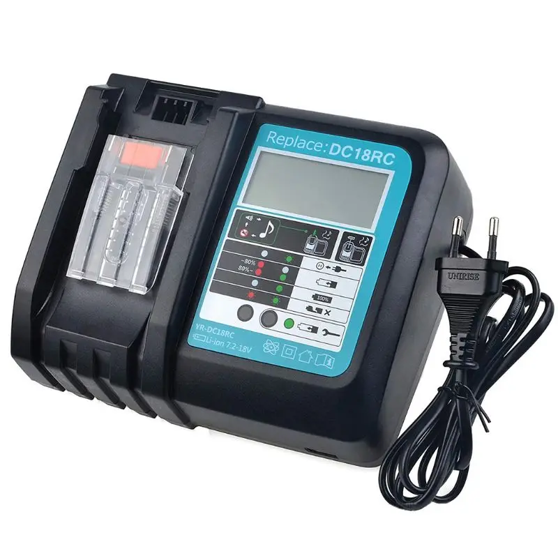 DC18RF 18V зарядное устройство 6.5A ток для альтернативной Makita Электроинструмент 72XD
