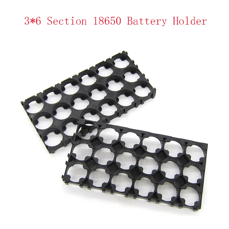 Supporto per batteria agli ioni di litio 18650 da 100 pezzi, supporto per batteria distanziatore a cella cilindrica