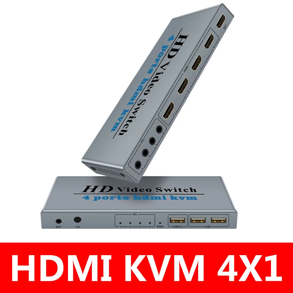Wiistar-cabo Alternador Kvm Hdmi 4k 4k Saída Teclado Mouse Controle de Sincronização Usb Kvm Switch