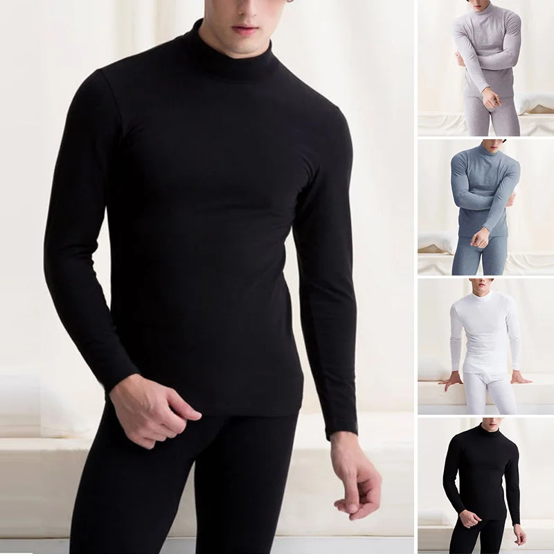 2 шт./компл. Для Мужчин's детских теплых гамаш Slim нижнее бельё для девочек сужающаяся к талии топы с длинными рукавами, хлопок, одежда для сна, штаны Мужской Ночная сорочка