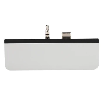 

4 in 1 USB Docking Station Hub Headphone Adapter for Surface Go Practical 4 in 1 USB3.0/Type-C/HDMI/3.5mm Port