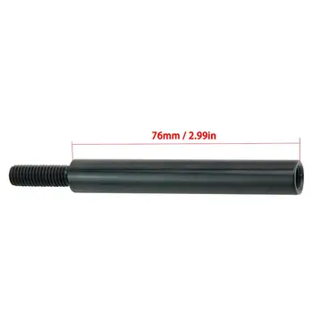 

1pcs Black M12x1.5MM Car Shift Knob Extender Shifter Stick Lever Extension Gear