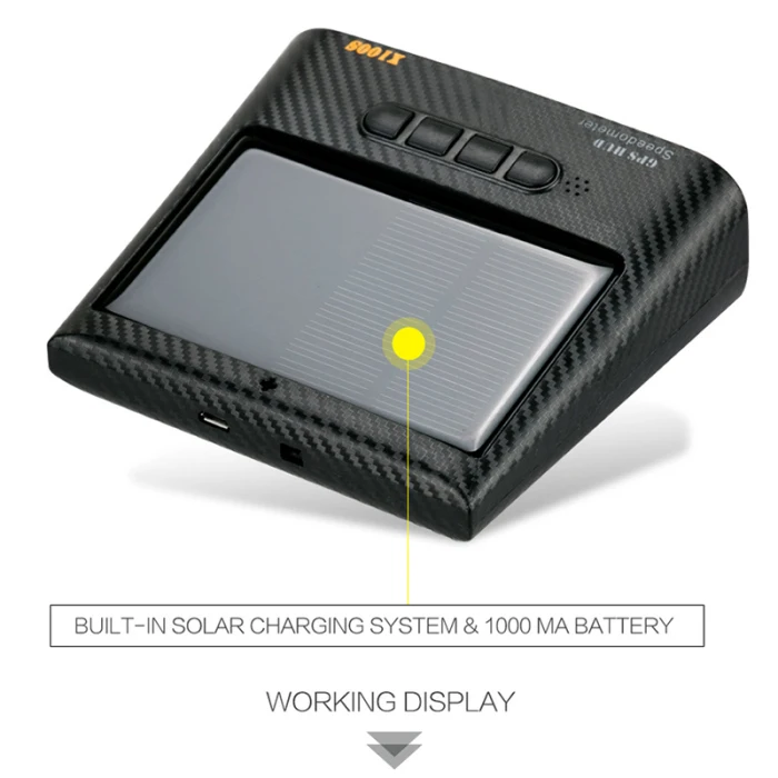 Автомобильный OBD HUD Дисплей солнечный gps Светодиодный KMH MPH Спидометр сигнализация автоматическое безопасное Предупреждение NR