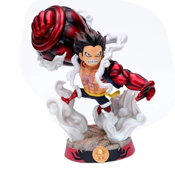 

Anime One Piece Monkey D Luffy GEAR Fourth KONG GUN Ver.GK Statue PVC Action Figure Collection Model Large Luffy Toys Doll Gift