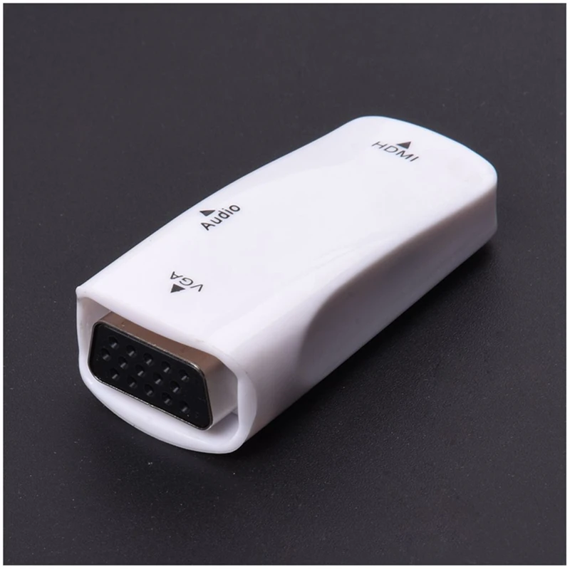 1080P HDMI Женский к VGA Женский видео конвертер адаптер с 3,5 мм аудио кабель