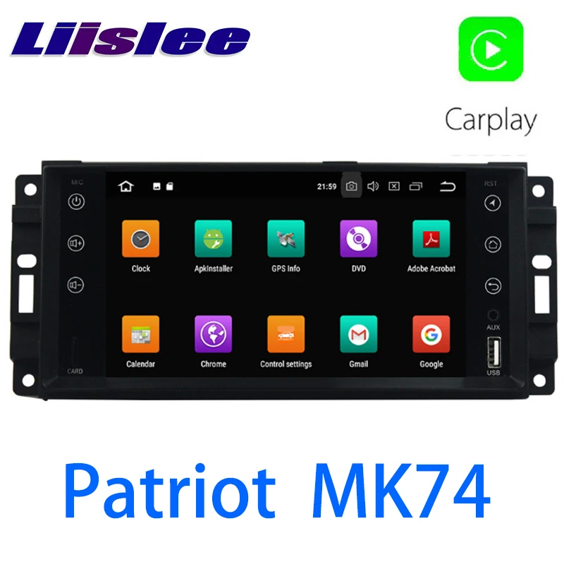 LiisLee Автомобильный мультимедийный GPS HiFi аудио Радио стерео для Jeep Patriot MK74 2007 ~ 2017