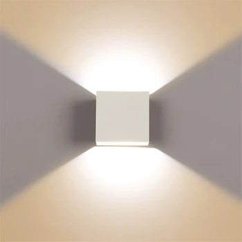 

LED Wall Mounted Light Garden Stairs Decorative Lighting Lamp for Home Bedroom Mounted Cube LED Garden Porch Light