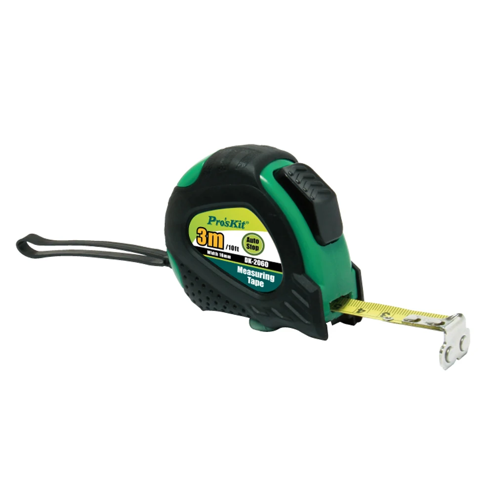 Pro'skit 9DK-2060 3 м двойной цвет самофиксирующаяся лента измерительная лента Выдвижная линейка расстояние длина измерительные инструменты