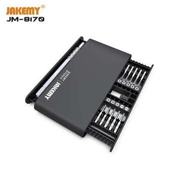 

JAKEMY Screwdriver Set 21 in 1 Precision Magnetic Screwdriver Bits Kit for iPhone iPad Mobile Phone Repair Tools With Handle