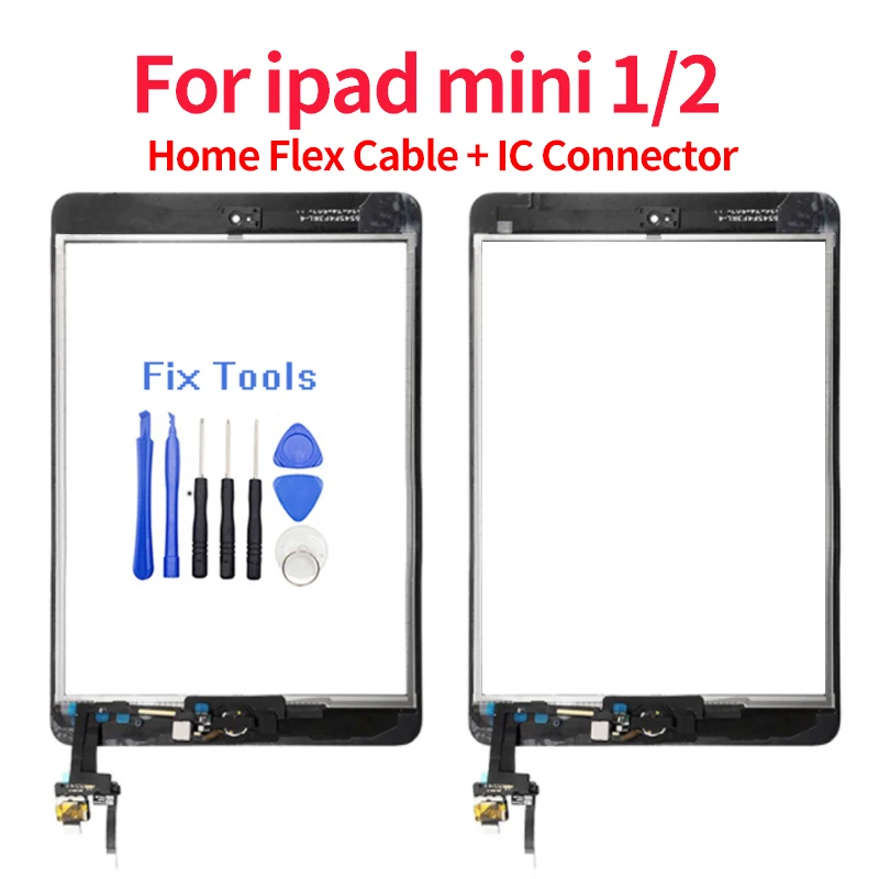 Кодирующий преобразователь сенсорного экрана в сборе для iPad mini 1 2 mini3 mini4