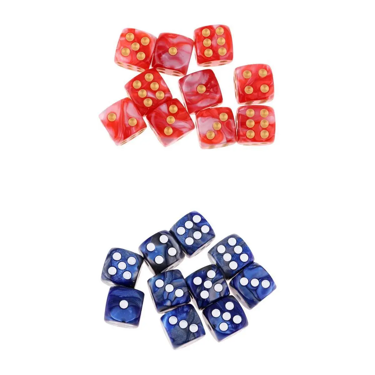 20 шт./упак. 6-гранная D6 кости игра в кости для Вечерние игры Настольная игра
