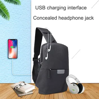 

WIWU iPad 10.2 Shoulder Bag Anti-theft Shoulder Bag Black Fashion Crossbody Bag Waterproof Chest Bag Multifunctional Storage Bag