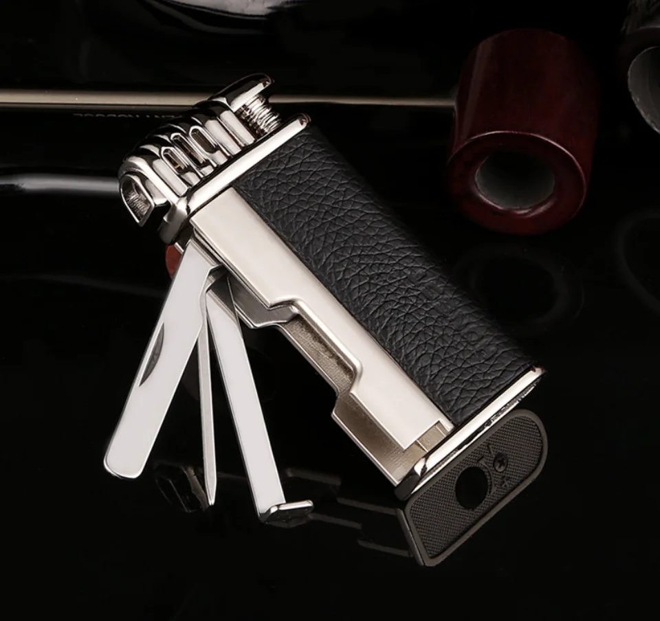 Lighter Accessories | Leather Pipe Cleaning Tool | Leather Gas Flame Lighter - Cigarette Accessories - Aliexpress