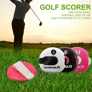 

Golf Score Counter Mini Hat Attached Golf Stroke Scorer One Touch Reset 12 Shots Scorekeeper Scoring Tool Golf Score Accessories