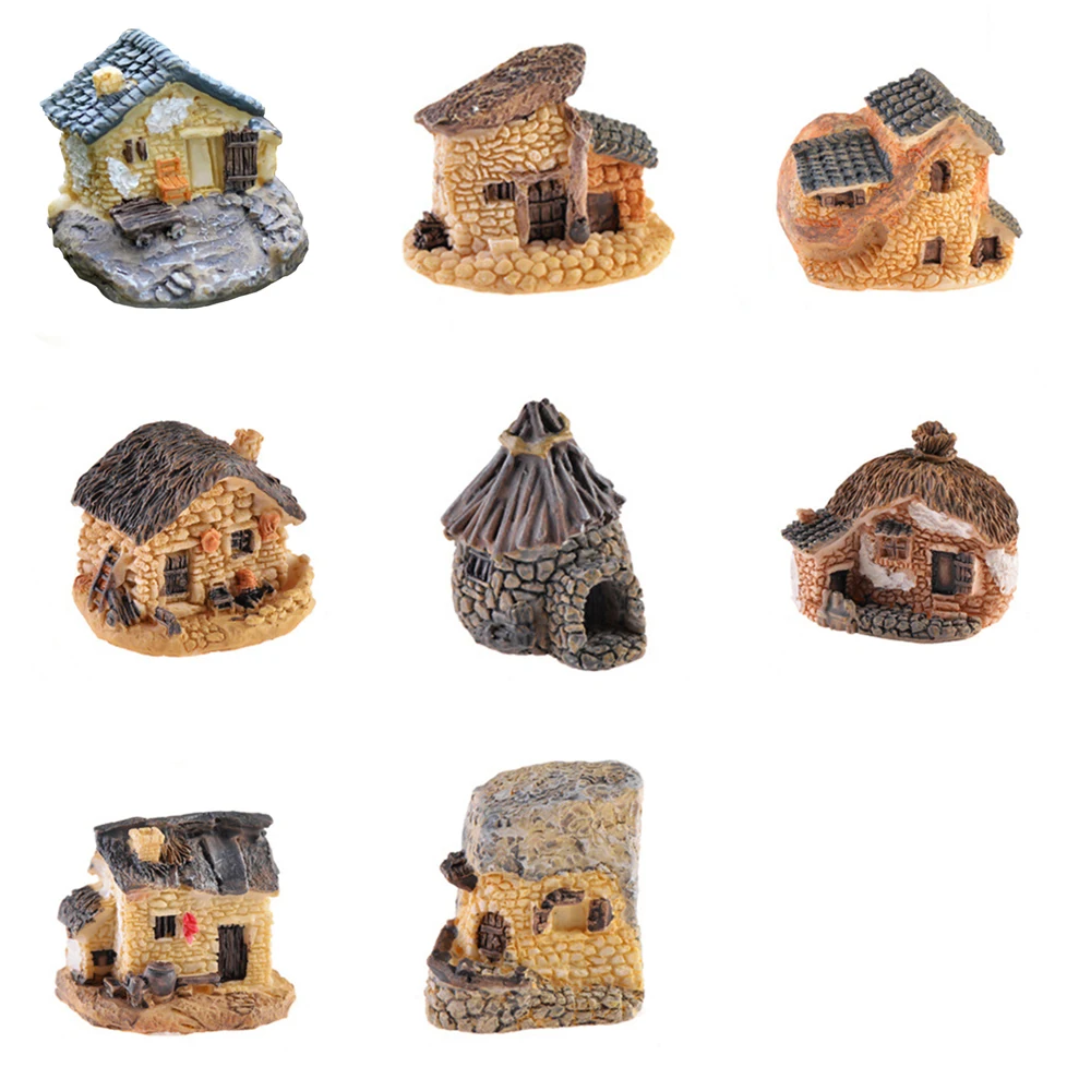 Miniature Garden Ornament Resin Figurines for Outdoor Decoration