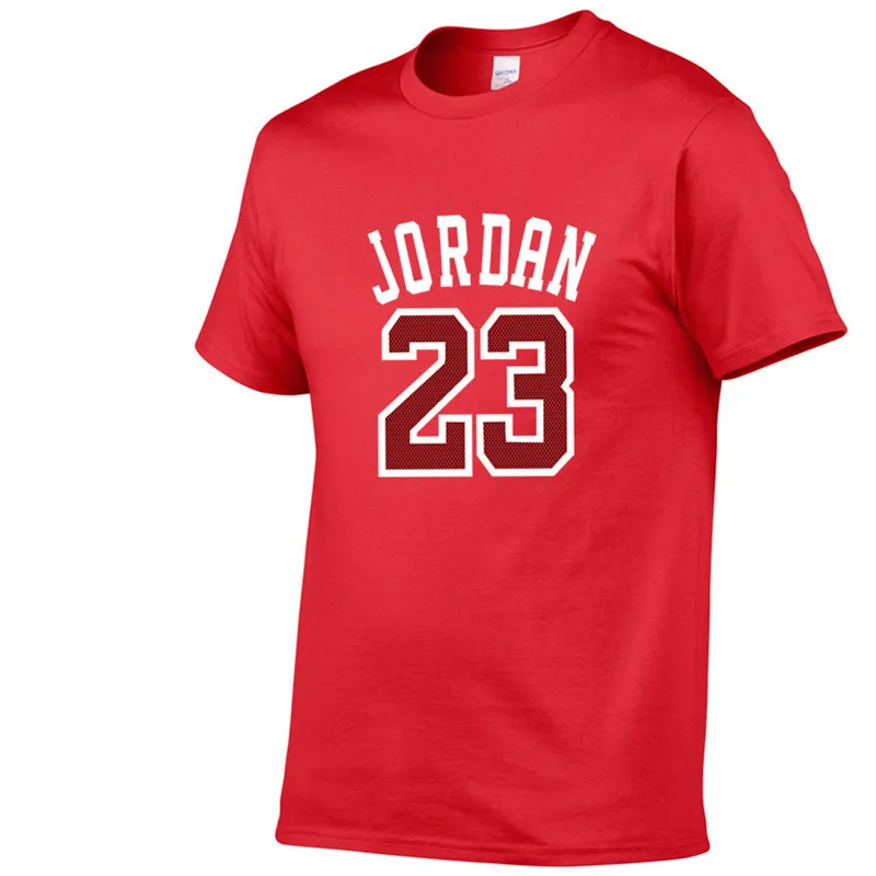 5 Летняя Горячая Распродажа Новая футболка Jordan 23 с принтом Мужская футболка Swag высокое качество хлопок Jordan 23 хип-хоп футболка с коротким рукавом для мужчин - Цвет: 5