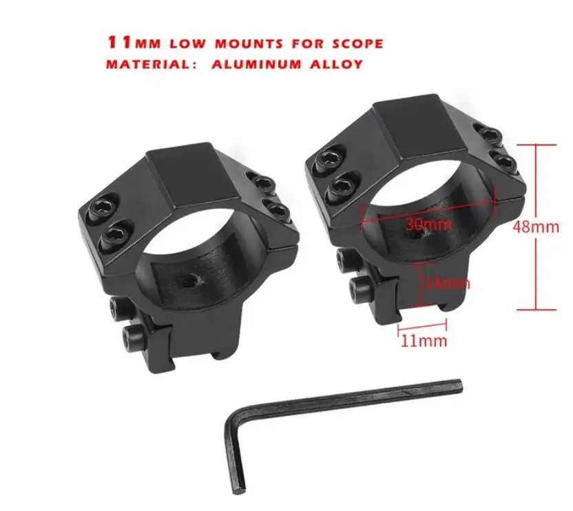 11mm low mounts T-Eagle VIPER 5-20x50 FFP тактический прицел охотничий прицел воздушная винтовка снайперская охотничья Оптика прицел стрелочный технический - Цвет: 11mm low mounts