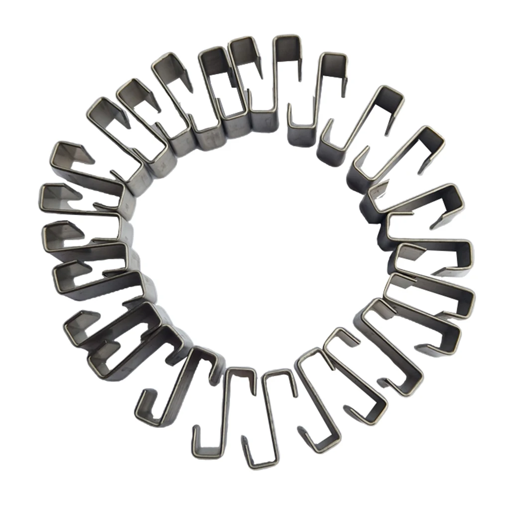 25pcs Stainless Steel Greenhouse Clips for Repairing Greenhouse Glazing Frames