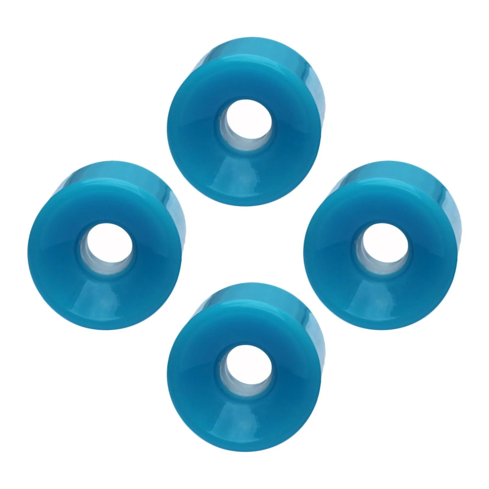 

4pcs Polished 65X51mm Surfboard Wheels Skateboard PU wheels Longboard Parts