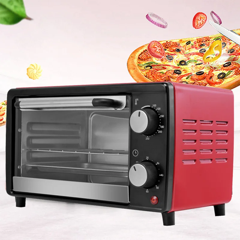 Electric Oven Timing 12L Multi-function Stainless Steel ter Cake Bread Baking Machine for Home 800W 220V KX10