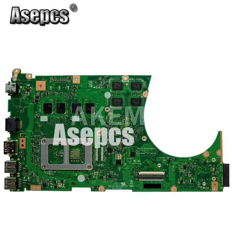 Asepcs S551LB материнская плата для ноутбука Asus S551LN S551LD S551L тест оригинальная 4G RAM I7 4500U