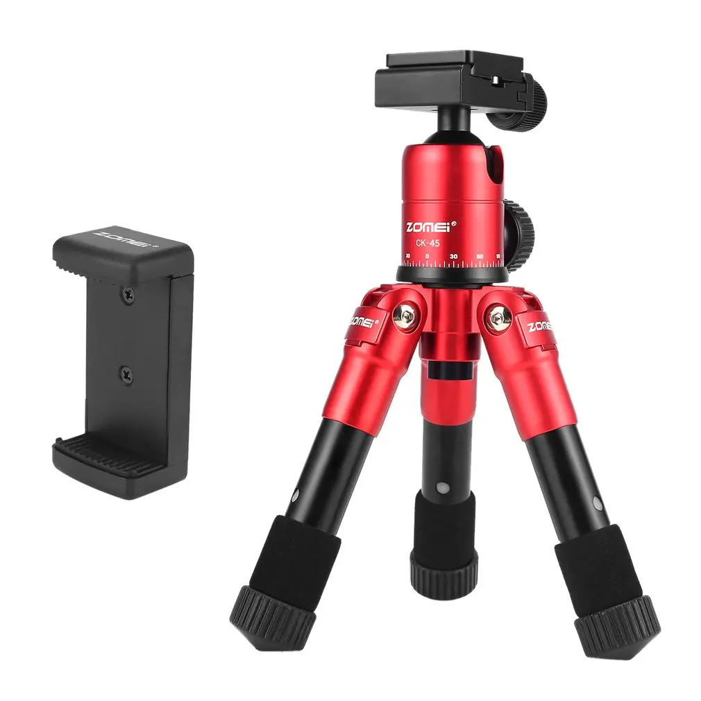 

Zomei CK30 Portable Aluminum Tripod Compact Desktop Table Tripod with Ballhead for Canon Nikon DSLR Camera For Selfie
