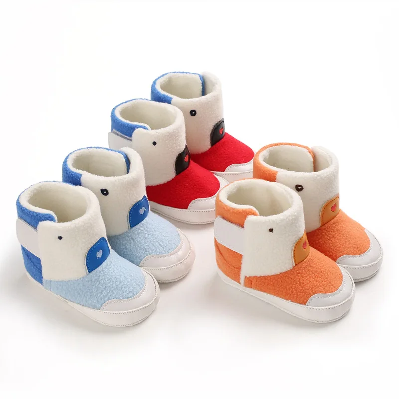 

Haiya Winter 0-1-Year-Old Men And Women Baby Thick Warm Snow Boots Mixed Colors Babies' Toddler Shoes