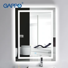 GAPPO зеркало на стену в ванную светодиодное зеркало G601