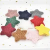 10Pcs Puffy Soft Teddy Plush Padded Patches Star Appliques for DIY Clothes, Crafts, Hat, Bag, Woolen Gloves, Socks Ornament G44 ► Photo 3/4