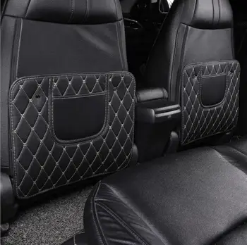 

Car Seat Back Cushion Protectors Cover Anti Kicking Mat Pad For Skoda A5 A7 Octavia Fabia Super Rapid Yeti Kodiaq Koroq