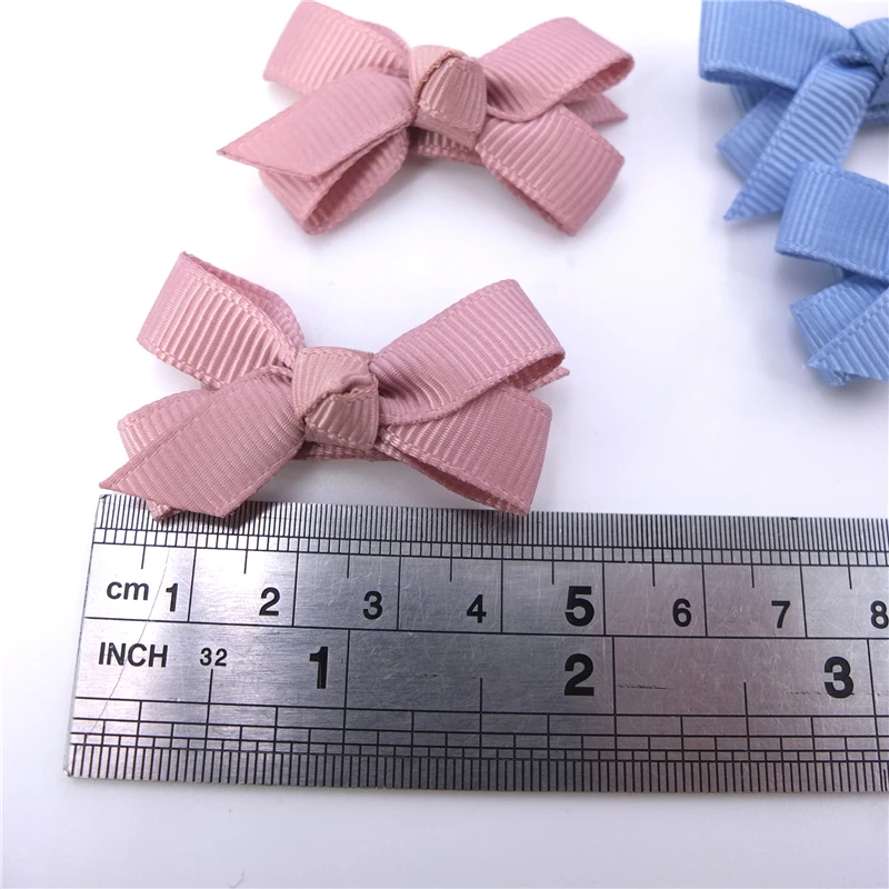 2 PCS Mini Snap Clips Hair Bow Baby Toddler Tiny JOJO Bow Hair Clips Hairbow Infant Baby Girls Shower Gifts