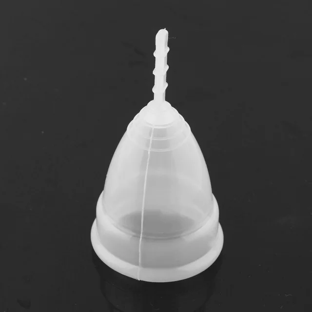 Transparent Менструальная чашка для женской гигиены, многоразовая медицинская силиконовая менструальная чашка, хорошая, чем подушечки, забота о здоровье, вагинальная чашка, подходящая для спорта - Цвет: Transparent