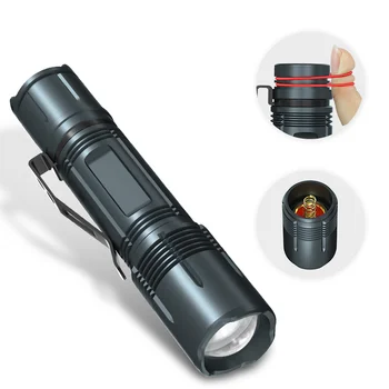 

XHP50 Flashlight Zoomable LED 18650 Rechargeable Light Lamp Torch Mini Light Torch Adjustable Light Torch