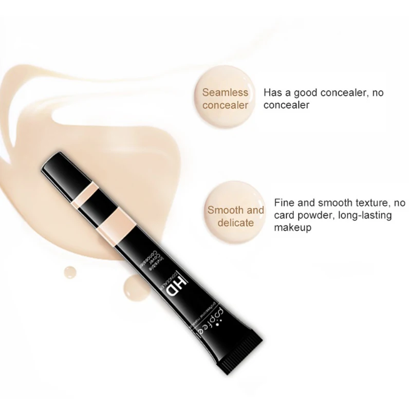 5 цветов полное покрытие Жидкий тональный крем для макияжа глаз! Убирает темные