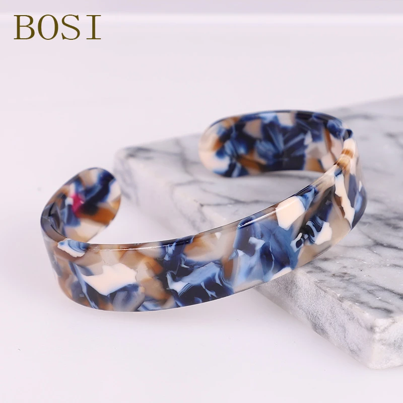 Bangle Bracelet ZA Leopard Print Resin for Women