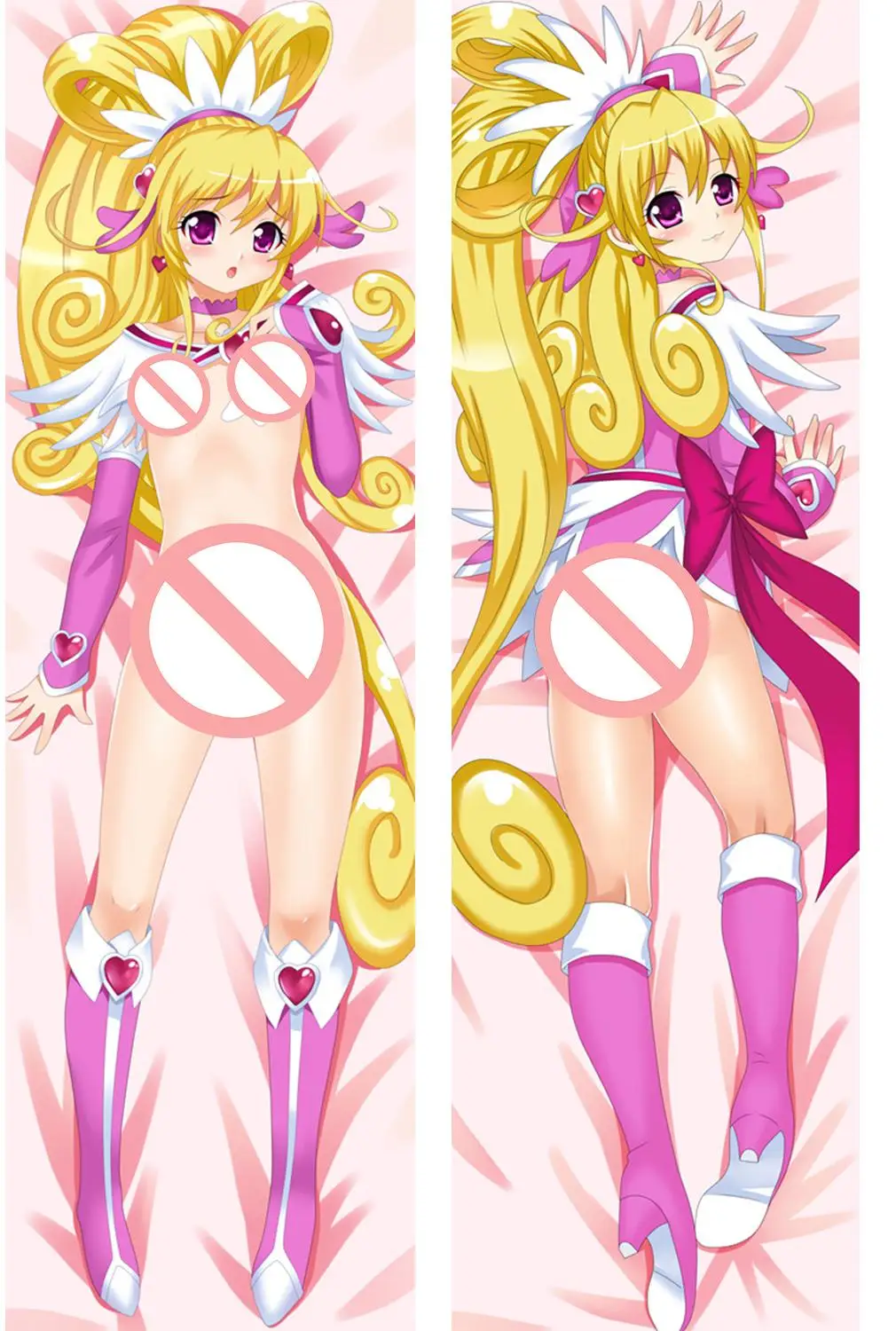 S23 Аниме Pretty Cure Dakimakura Чехол Precure персонажи Hishikawa Rikka& Aoki Reika чехол для подушки hujou Hibiki Hugs чехол - Цвет: S23