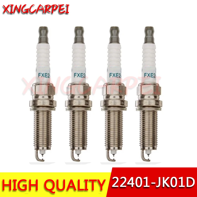 4 шт. 22401-JK01D FXE24HR11 иридиевая Свеча зажигания подходит для Nissan 370Z для INFINITI M37 EX 37 QX50 3,7 22401JK01D