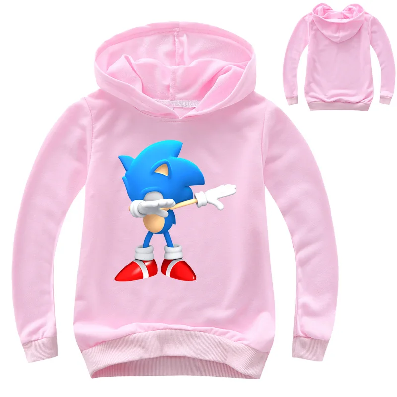 Boys Print Cartoon Streetwear Hoodie