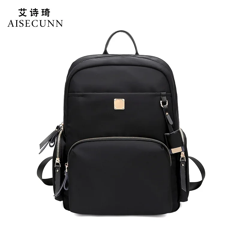 

AI shi qi Summer Backpack 2019 New Style Fashion Waterproof Business Computer Backpack Women's Simple Casual Travel Bag