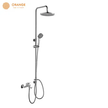 

Shower System ORANGE M71-933cr Home Improvement Bathroom Fixture Faucets bath rain shower headset watering can system with mixer
