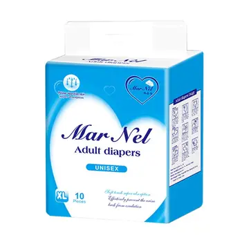 

10Pcs/Pack Disposable Unisex Adult Diapers Breathable Super Absorbent Leak Protection Incontinence Patients Underwear
