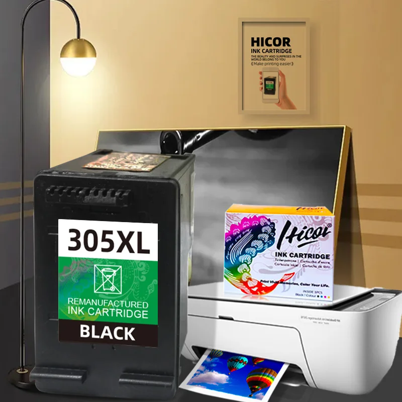 Hicor-cartucho de tinta remanufacturado para HP 305, recambio de tinta para  HP 305, HP 4100 XL, HP Deskjetseries 1212, 1255, 4122, 6422, 6430, 2332 _ -  AliExpress Mobile