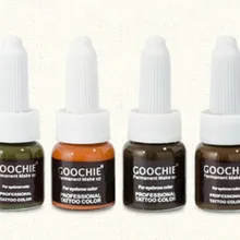 GOOCHIE пигмент для микроблейдинга Перманентный макияж Пигмент бровей 6 цветов чернила татуировки пигмент бровей для татуировки чернила для татуажа