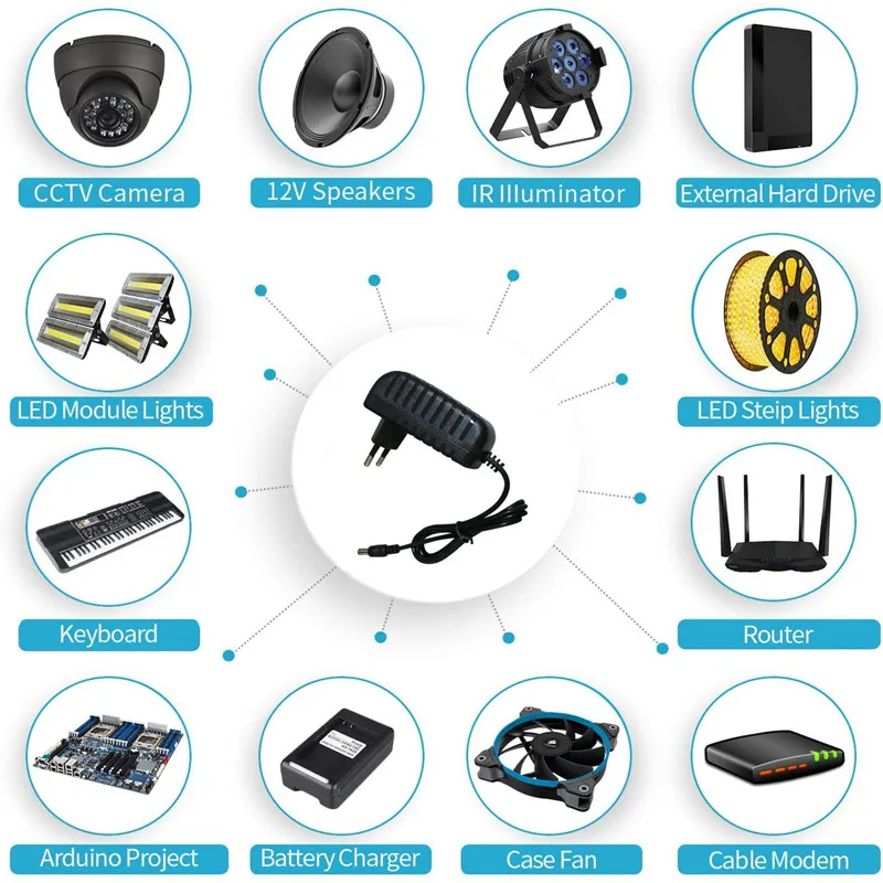 AC/DC Adapter Power Charger Supply AD-24 Compatible Brother P-touch Label Maker PT-D210 PT-D200 PT-1880 LT-100H LM160 PT-E100B