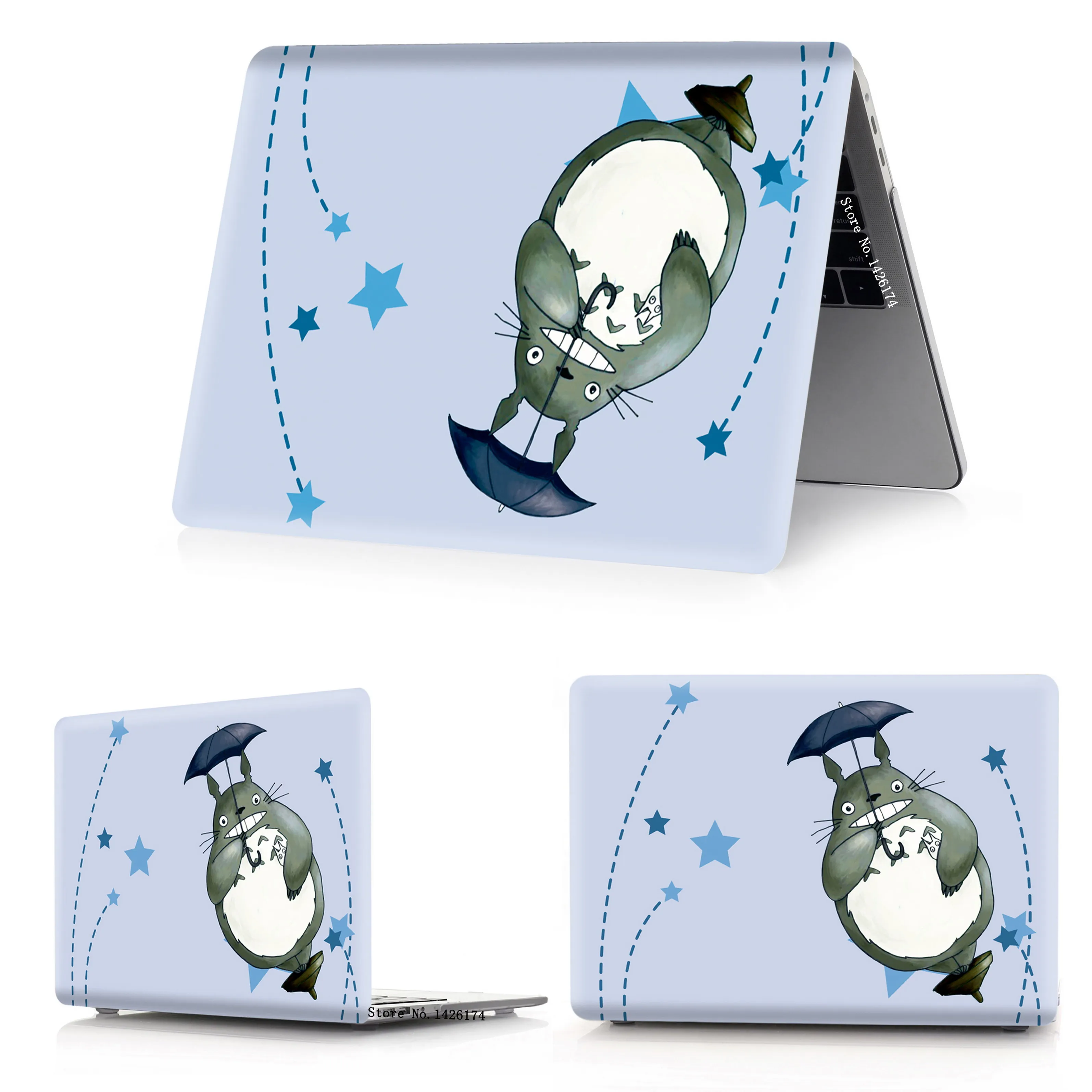 Серия Тоторо, чехол для Apple Macbook Air Pro retina 11 12 13 15 дюймов сумка для ноутбука, для Mac book Air Pro 13,3, 15,4 чехол. A1932+ подарок - Цвет: Zi se long mao