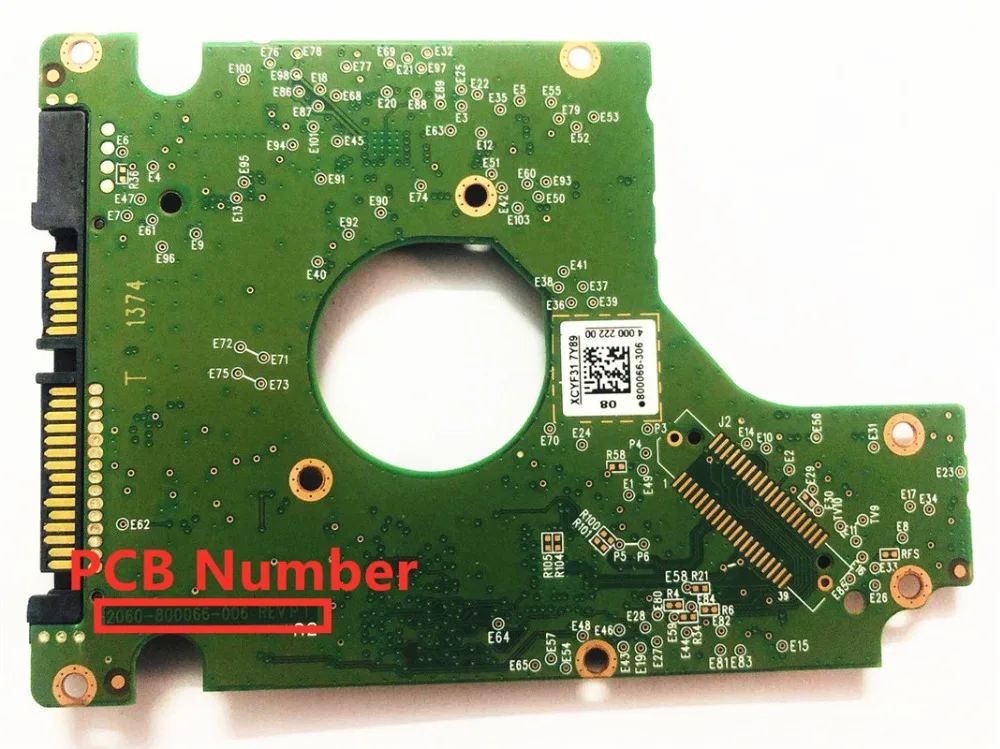 western digital, placa pcb desbloqueada decrypt pcb
