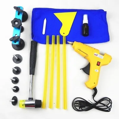

Car Depression Repair Tool Hole-Sheet Metal Repair Hail Pit Dent Repair Device Car Aluminium Alloy Guo Qiao a Set